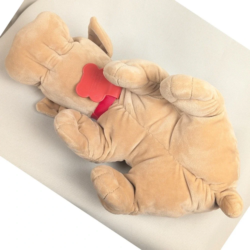 Pound Puppies Classic Plush Tan Dog 2019 Hasbro Basic Fun Retro Stuffed 17in